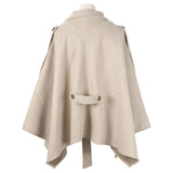 Women Winter Poncho Femme Black Cape Coat S-6XL Plus Size Cloak Ponchos and Capes Poncho Feminino Inverno Cape Femme Ponczo - Livefree