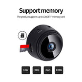 JOZUZE A9 Wireless ip Mini Camera Home Security Camera WiFi Night Vision 1080P Wireless Surveillance Camera Remote Monitor - Livefree