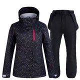 Winter Women Ski Suit Thermal Ski Jacket Pants Set Windproof Waterproof Snowboarding Jacket Female Skiing Suits Snow Coat - Livefree