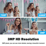 QZT WIFI IP Camera Security Video Surveillance 1080P Night Vision Smart Home Camera 360 Indoor CCTV Baby Monitor IP Camera WIFI - Livefree