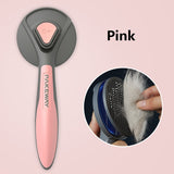 Kimpets Cat Comb Dog Hair Remover Brush Pet Grooming Slicker Needle Comb Removes Tangled Self Cleaning Pet Supplies Accessories - Livefree