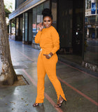 Winter Two Piece Set Women's set Long sleeve TShirt pants suit Casual tracksuit outfit Sweatsuit Sporty - Livefree