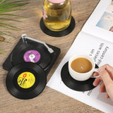 6pcs Floppy Disk Cup Mat Coasters Drink Coasters Home Decor Bar Accessory SET Heat-insulated Cup Mats Drinks Holder Home Decor - Livefree