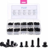 M2 M3 Screw Set KM2 Machine Laptop Screw Flat Head Phillips Drive Accessories for Repair Computer Electronic Laptop Screws Kit - Livefree