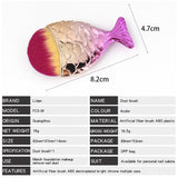 4 Types Nail Brush Plastic Cleaner for Acrylic Nails Art Manicure Care Accessory Cleaning Remove Dust Powder - Livefree