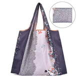 Pink Cartoon Large Capacity Reusable Grocery  Shopping Bag Handbag Foldable Eco Women's  Washable Gift Bag - Livefree