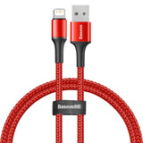 Baseus USB Cable For iPhone 12 11 13 Pro XS Max Xr X 8 7 6 LED Lighting Fast Charge Charger Date Phone Cable For iPad Wire Cord - Livefree