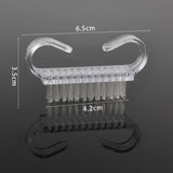 4 Types Nail Brush Plastic Cleaner for Acrylic Nails Art Manicure Care Accessory Cleaning Remove Dust Powder - Livefree