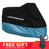 HEROBIKER Motorcycle Cover Outdoor Uv Protector Scooter Cover Bike Waterproof Dustproof Moto Rain Cover Indoor Lock-holes Design - Livefree