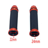 Motorcycle grips hand rubber pedal biker scooter handlebar grips modified handlebar throttle turn Grip Settle Handle Grips - Livefree