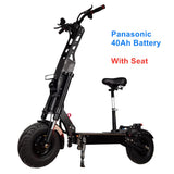 FLJ 13inch Fat Wheel E Scooter with 90-150kms 6000W Range Dual Engine drive big wheel Scooter 40Ah 50AH Battery Hot Sale E Bike - Livefree