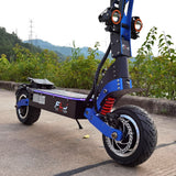 FLJ 7000W E Scooter with Dual engines 72V Electric scooter Road tire led pedal best Top Speed electrico skate board kickscooter - Livefree