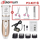 Baorun Professional Pet Dog Hair Trimmer Animal Grooming Clippers Cat Cutter Machine Shaver Electric Scissor Clipper 110-240V AC - Livefree