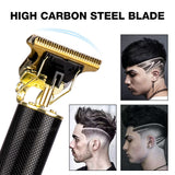 USB Rechargeable T9 Baldheaded Hair Clipper Electric hair trimmer Cordless Shaver Trimmer 0mm Men Barber Hair Cutting Machine - Livefree