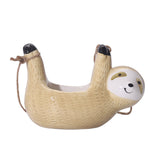 Creative Ceramic Hanging Flower Plant Pots Scindapsus Chlorophytum Hanging Flower Basket Cartoons Animal Vase Garden Decoration - Livefree