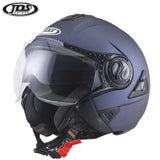 Motorcycle Helmet Double Lens Moto Helmet Open Face Scooter Racing Helmet Casco Moto Capacete Casque Scooter Motorbike Helmet - Livefree