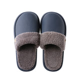 JIANBUDAN Plush warm Home flat slippers Lightweight soft comfortable winter slippers Women's cotton shoes Indoor plush slippers - Livefree