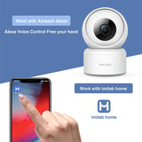 Home Security Camera IMILAB C20 Indoor Security WiFi Camera with Night Vision, 2-Way Audio, Works with Alexa, Motion Tracking - Livefree