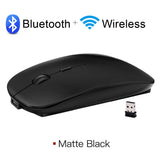 Wireless Mouse Bluetooth Rechargeable Mouse Wireless Computer Silent Mause Ergonomic Mini Mouse USB Optical Mice For PC laptop - Livefree