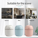 200ML Mini Ultrasonic Air Humidifier Romantic Light USB Essential Oil Diffuser Car Purifier Aroma Anion Mist Maker With LED Lamp - Livefree
