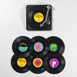 6pcs Floppy Disk Cup Mat Coasters Drink Coasters Home Decor Bar Accessory SET Heat-insulated Cup Mats Drinks Holder Home Decor - Livefree