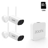 Zoohi Wireless Mini NVR 3MP Wifi Camera Set Surveillance Video System Sound Record Home Outdoor Security Camera System