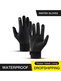 Hot Sale Winter Outdoor Sports Running Glove Warm Touch Screen Gym Fitness Full Finger Gloves For Men Women Knitted Magic Gloves - Livefree