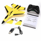2.4G Glider RC Drone SU35 Fixed Wing Airplane Hand Throwing Foam Dron Electric Remote Control Outdoor RC Plane Toys for Boys F22 - Livefree