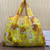 Pink Cartoon Large Capacity Reusable Grocery  Shopping Bag Handbag Foldable Eco Women's  Washable Gift Bag - Livefree