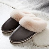 JIANBUDAN Plush warm Home flat slippers Lightweight soft comfortable winter slippers Women's cotton shoes Indoor plush slippers - Livefree