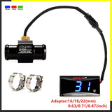 Motorcycle KOSO Water Temperature Mini Meter For XMAX250 300 NMAX CB 400 CB500X Sensor thermomete Temp gauges Scooter Racing - Livefree