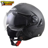 Motorcycle Helmet Double Lens Moto Helmet Open Face Scooter Racing Helmet Casco Moto Capacete Casque Scooter Motorbike Helmet - Livefree