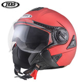 Motorcycle Helmet Double Lens Moto Helmet Open Face Scooter Racing Helmet Casco Moto Capacete Casque Scooter Motorbike Helmet - Livefree