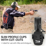 ZOHAN Electronic Shooting Ear Protection Sound Amplification Anti-noise Earmuffs Professional Hunting Ear Defender Outdoor Sport - Livefree