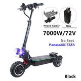 FLJ 72V 7000W Electric Scooter with Dual motors engines acrylic led pedal Top Speed E Bike Scooter electrico - Livefree