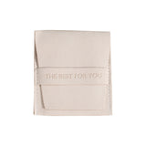 Dropshipping Packaging THE BEST FOR YOU Engraving Word  Ultrafine Fiber Fabric Jewelry Storage Pouch Bag