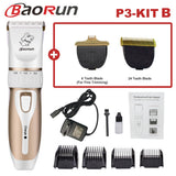 Baorun Professional Pet Dog Hair Trimmer Animal Grooming Clippers Cat Cutter Machine Shaver Electric Scissor Clipper 110-240V AC - Livefree