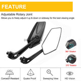 Bike Rear View Mirror Reflector Adjustable Rotatable Handlebar Mirror Clear Rearview Electric Scooter Cycling Bicycle Accessorie - Livefree