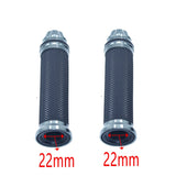 Motorcycle grips hand rubber pedal biker scooter handlebar grips modified handlebar throttle turn Grip Settle Handle Grips - Livefree