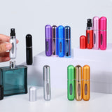 5ml Perfume Atomizer Portable Liquid Container For Cosmetics Mini Aluminum Spray Alcochol Empty Bottle  Refillable For Traveling - Livefree