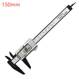 150mm 100mm Electronic Digital Caliper Carbon Fiber Dial Vernier Caliper Gauge Micrometer Measuring Tool Digital Ruler - Livefree
