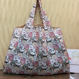 Pink Cartoon Large Capacity Reusable Grocery  Shopping Bag Handbag Foldable Eco Women's  Washable Gift Bag - Livefree