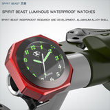 SPIRIT BEAST Motocross Table Clock Parts Scooter Decorative Hour Bell Waterproof Electronic Bell Car Clocks Watches Sports Watch - Livefree