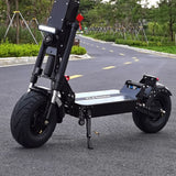 FLJ 13inch Fat Wheel E Scooter with 90-150kms 6000W Range Dual Engine drive big wheel Scooter 40Ah 50AH Battery Hot Sale E Bike - Livefree