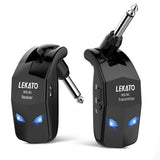 Lekato Wireless Guitar System 2.4Ghz Guitar Transmitter Receiver For Electric Guitar Wireless Transmitter Built-In Rechargeable - Livefree