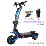 FLJ 7000W E Scooter with Dual engines 72V Electric scooter Road tire led pedal best Top Speed electrico skate board kickscooter - Livefree