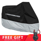 HEROBIKER Motorcycle Cover Outdoor Uv Protector Scooter Cover Bike Waterproof Dustproof Moto Rain Cover Indoor Lock-holes Design - Livefree
