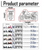Motorcycle cover M L XL XXL XXXL XXXXL universal Outdoor Uv Protector Bike Rain Dustproof Scooter Covers waterproof 15colors - Livefree