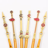 10pcs Anime Makeup Brushes Set Cosmetic Powder Eyeshadow Eyebrow Lip Make Up Tools Sharingan Akatsukic For Fans Brush Maquiagem