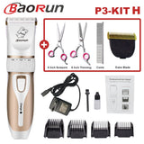 Baorun Professional Pet Dog Hair Trimmer Animal Grooming Clippers Cat Cutter Machine Shaver Electric Scissor Clipper 110-240V AC - Livefree